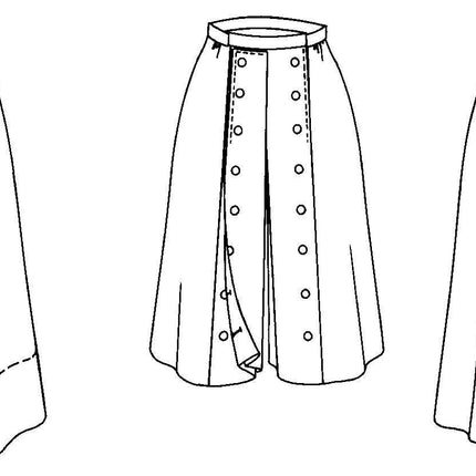 231 Big Sky Riding Skirt - Sewing Pattern