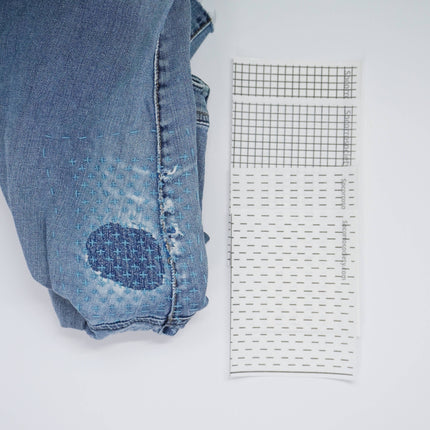 Visible Mending Stick and Stitch Patterns- Starter Pack