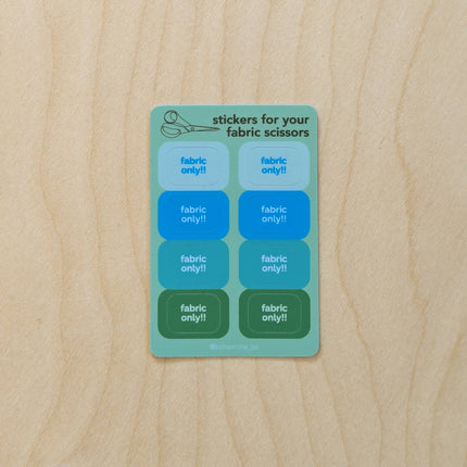 Stickers to Protect Your Fabric Scissors / Shears
