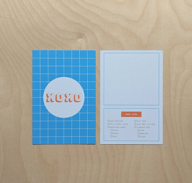 Kohamche - Cards with Care Instructions for Handmade Gifts