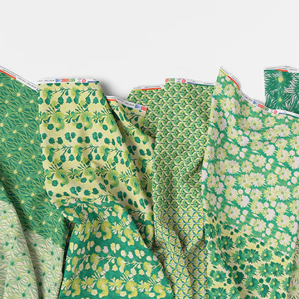 Flat Fat Stack - Abstract Florals - 12 FQs