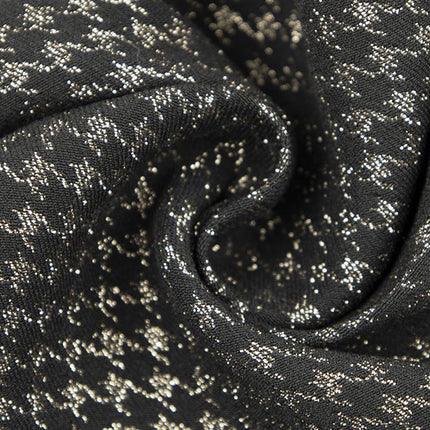 Knit/Metallic - Houndstooth - Midnight Luxe
