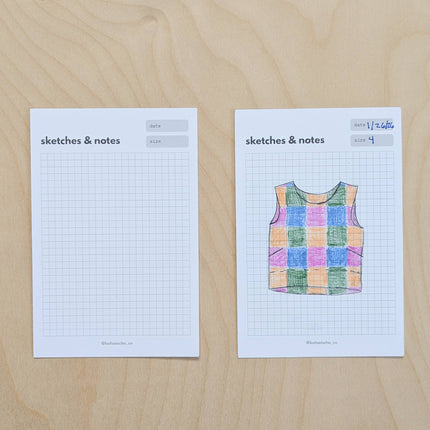 Sewing Pattern Note Cards  — Pack of 10