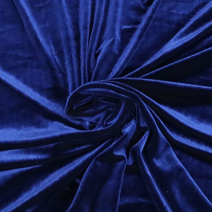 Stretch Velvet - Poly/Spandex - Navy