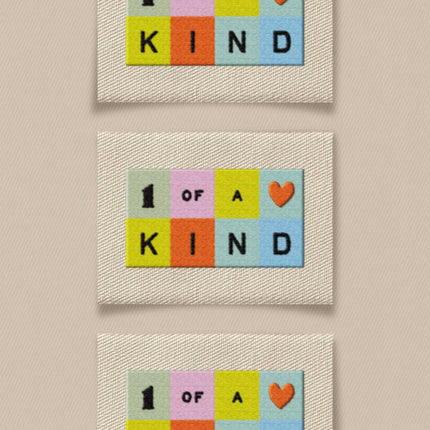One of a Kind Rainbow Large Labels