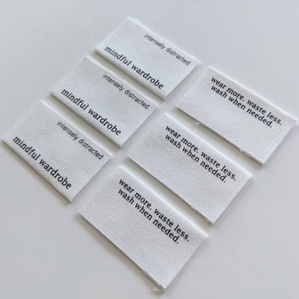 Mindful Wardrobe Labels