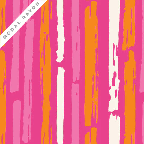Modal - Rayon - Summer Sun - Fun Lines - Vera