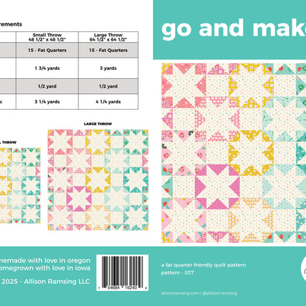Go and Make Quilt Pattern