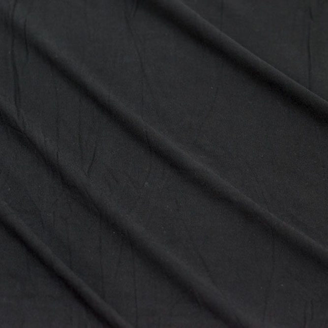 Knit/Jersey - Stretch Bamboo Rayon - Black