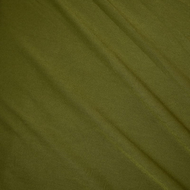 Knit/Jersey - Stretch Bamboo Rayon - Olive Green