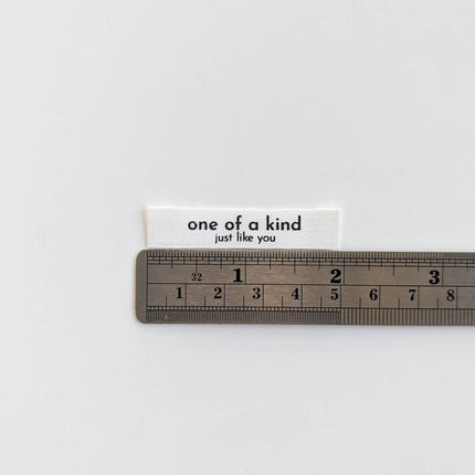 One of a Kind, Just Like You Labels