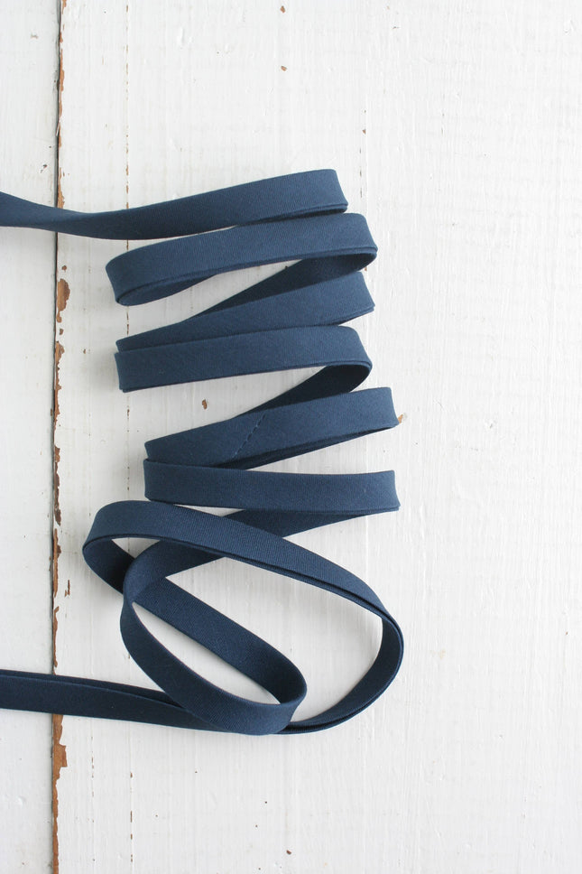 1/2" Double Fold Bias Binding -  Navy