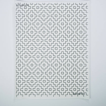 Sashiko Inspired Mending Stick 'n Stitch Persimmon Flower