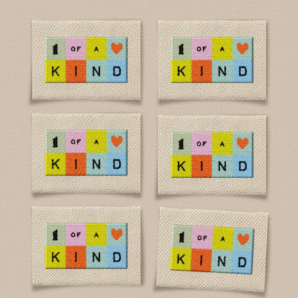 One of a Kind Rainbow Large Labels