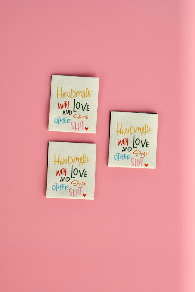 Handmade with Love and Some - Sew-in Labels