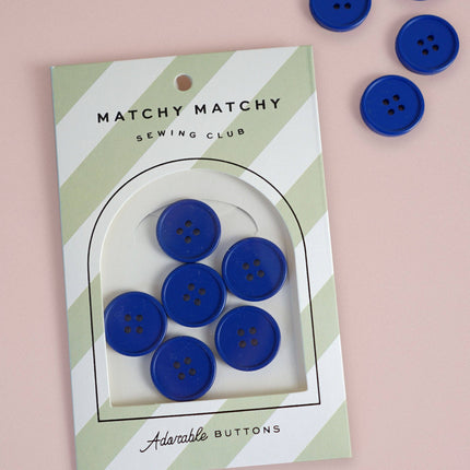 Retro Buttons - Set of 6