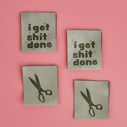 I Get Shit Done - Sew-in Labels
