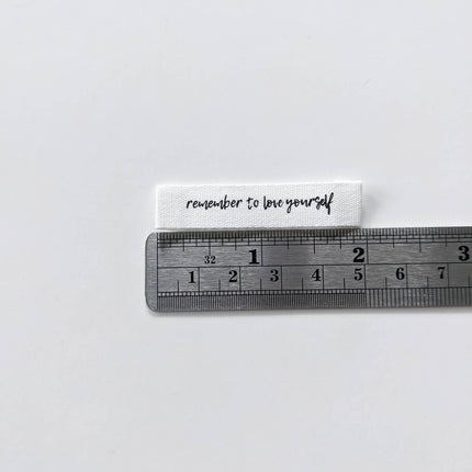 Remember to Love Yourself Labels