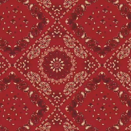 Wideback - Cotton - Bandana - Red