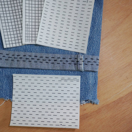 Visible Mending Stick and Stitch Patterns- Starter Pack