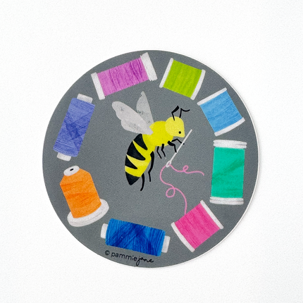 Quilting Bee Sticker