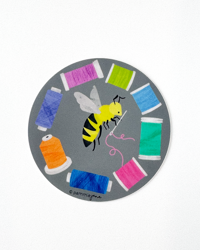 Quilting Bee Sticker