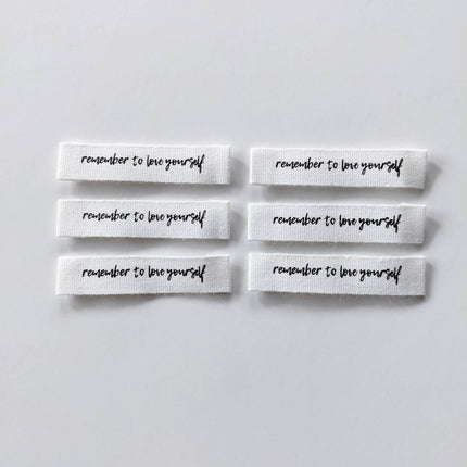 Remember to Love Yourself Labels