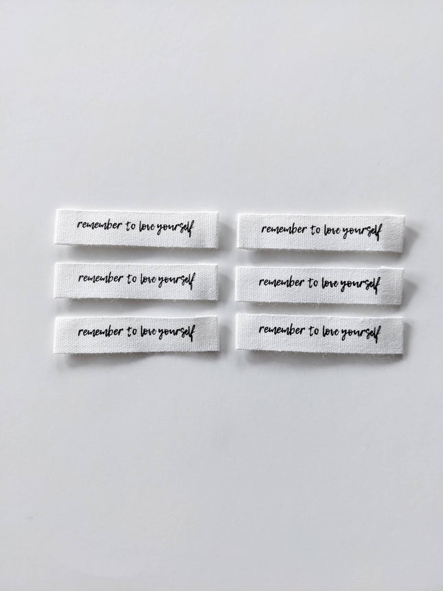 Remember to Love Yourself Labels