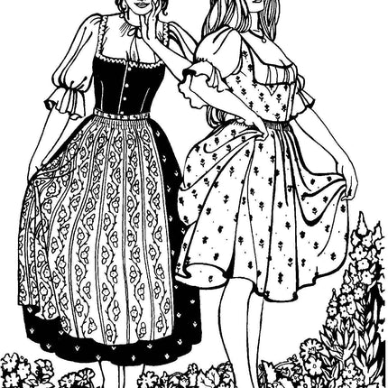 123 Austrian Dirndl - Sewing Pattern
