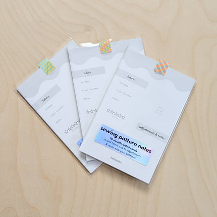 Sewing Pattern Note Cards  — Pack of 10