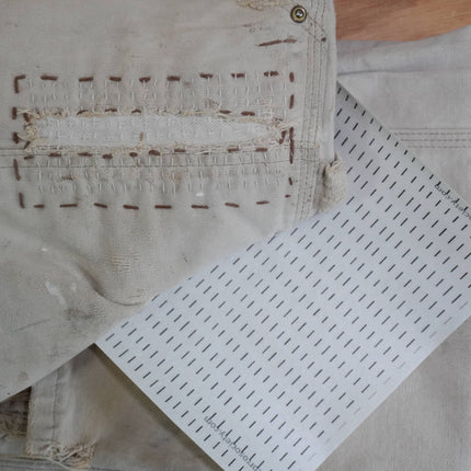 Visible Mending Stick and Stitch Patterns- Starter Pack
