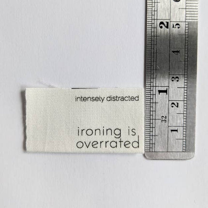 Ironing Is Overrrated Labels