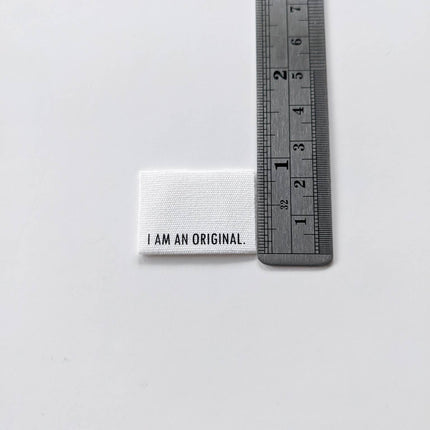 I Am Inimitable. I Am An Original. Labels