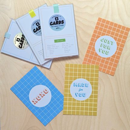 Kohamche - Cards with Care Instructions for Handmade Gifts