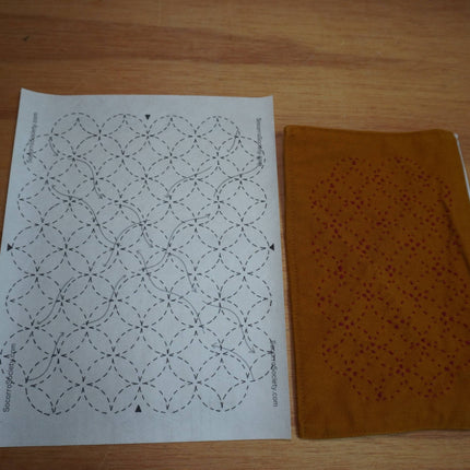 Sashiko Inspired Seven Treasures Stick and Stitch Pattern