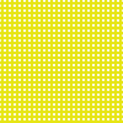Quilting Cotton - Organic Cotton/Poplin - Little Gingham - Yellow