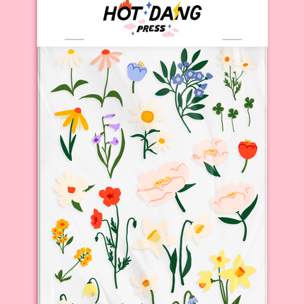 Flowers Always Iron-On Sheet Set