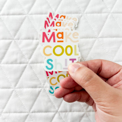 Make Cool Shit Sticker