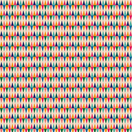 Quilting Cotton - Cotton - Modern Holiday - Argyle - Multicolor