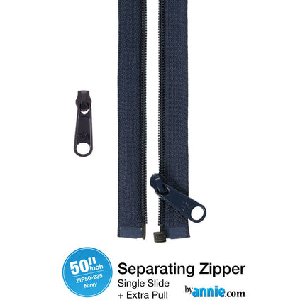 50" Separating Zipper