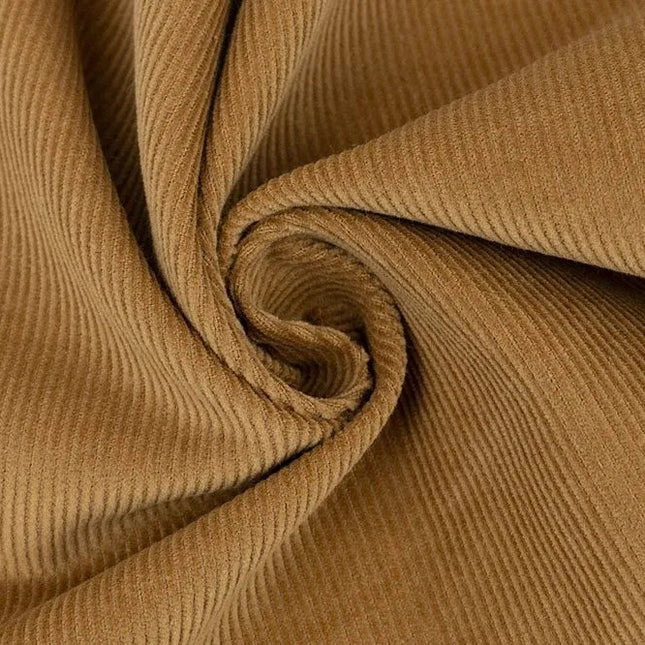 Corduroy - Cotton - Pin Wale - Camel