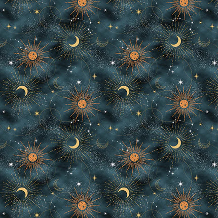 Quilting Cotton - Cotton - Magical Night - Celestial Night