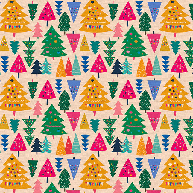 Modern Holiday - Christmas Trees - Cream
