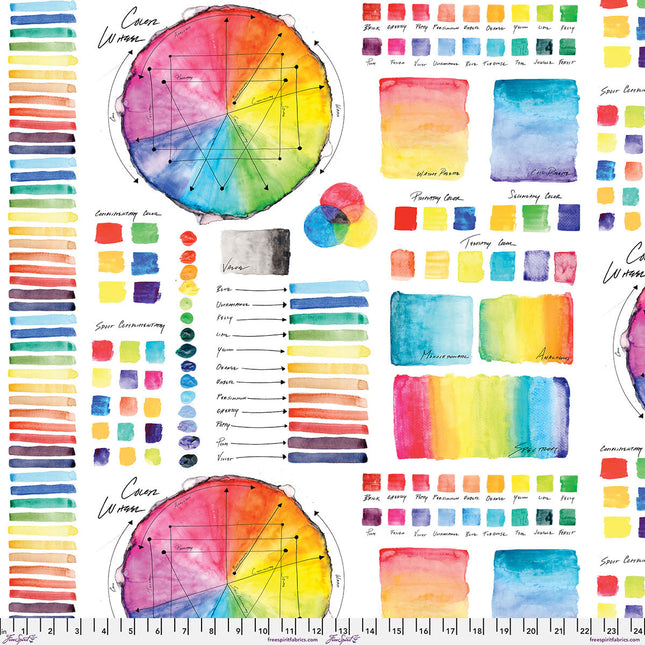 Quilting Cotton - Cotton - Hue - Polychrome - Giucy Giuce