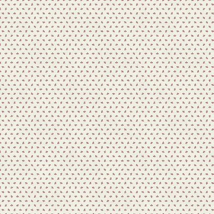 Quilting Cotton - Cotton - Red Berries - White