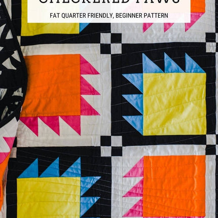 Checkered Paws Quilt Pattern