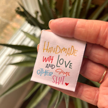 Handmade with Love and Some - Sew-in Labels