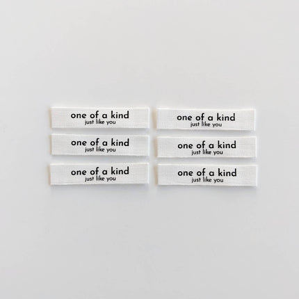 One of a Kind, Just Like You Labels