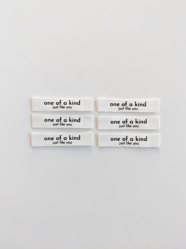 One of a Kind, Just Like You Labels