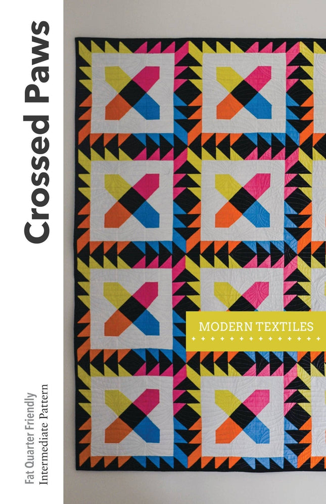 Crossed Paws Quilt Pattern